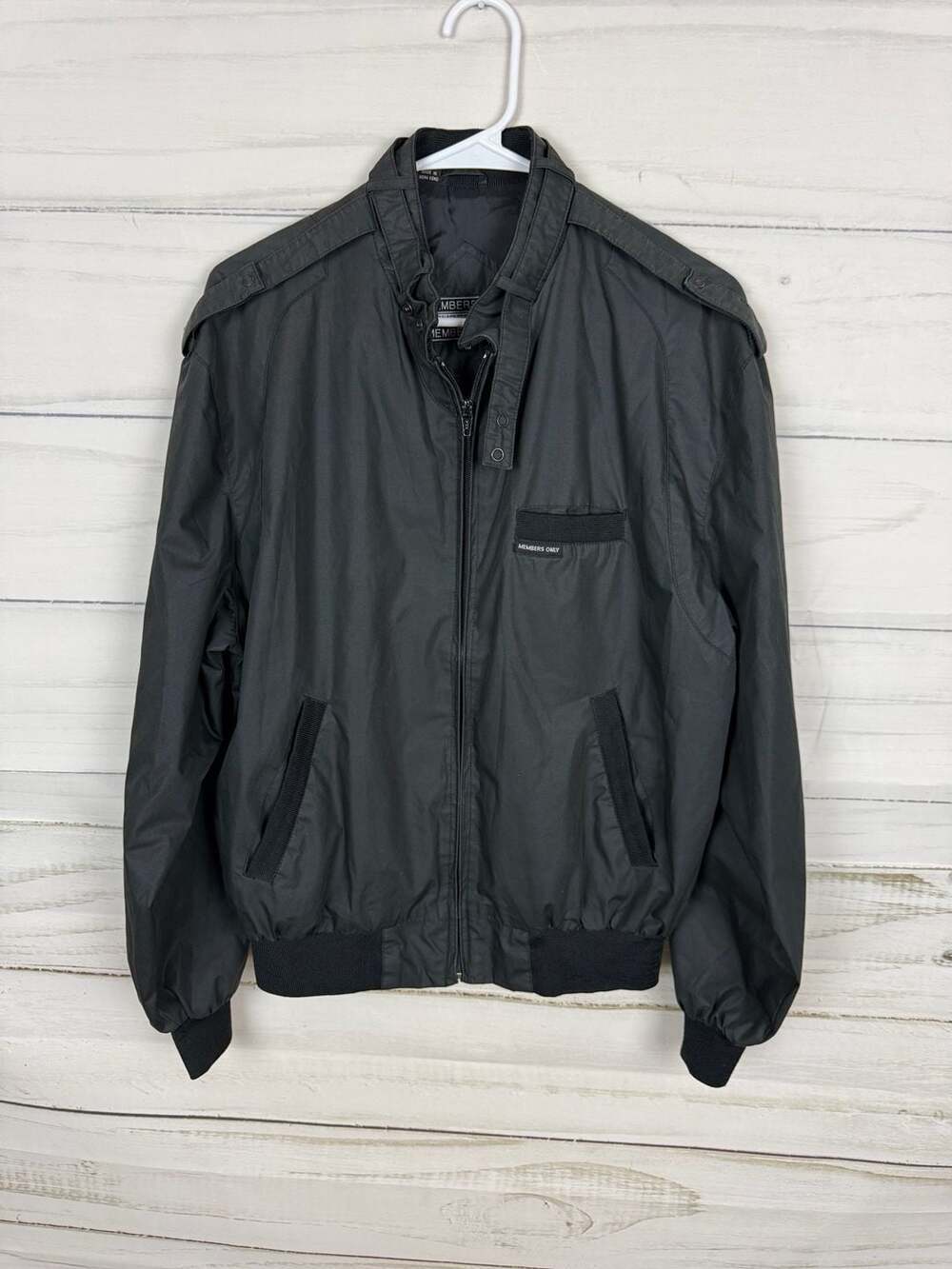 Vintage Members Only Iconic Racer Bomber Jacket Size 40